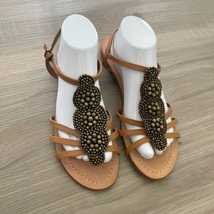 NWT boden beaded sandal